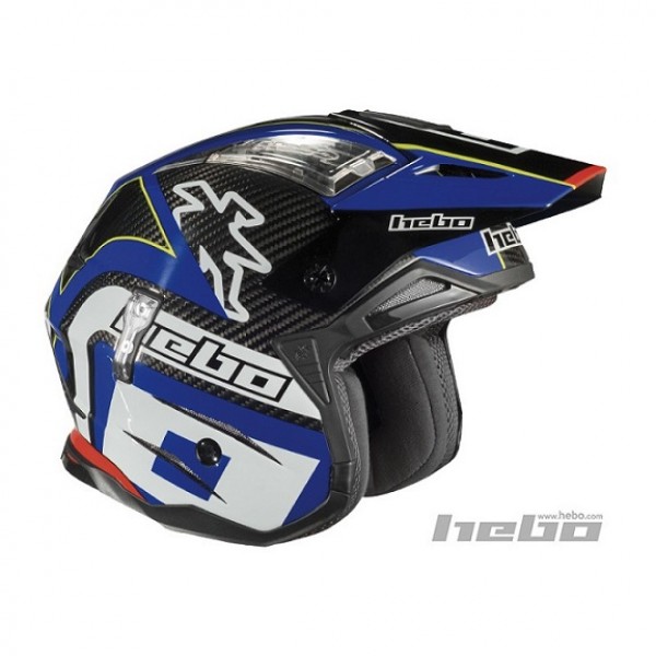 Casco HEBO ZONE 4 CARBON BLUE